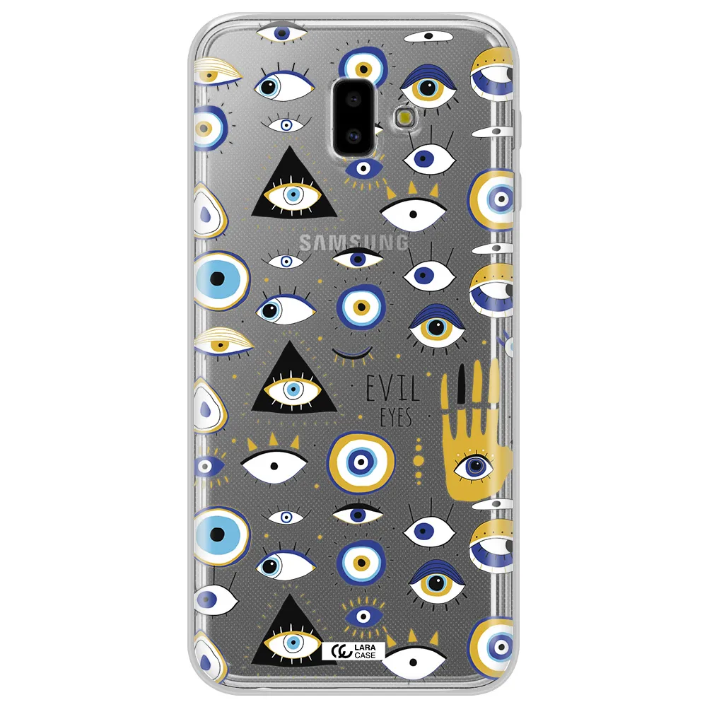 Evil Eyes Samsung J6 Plus Clear TPU Case