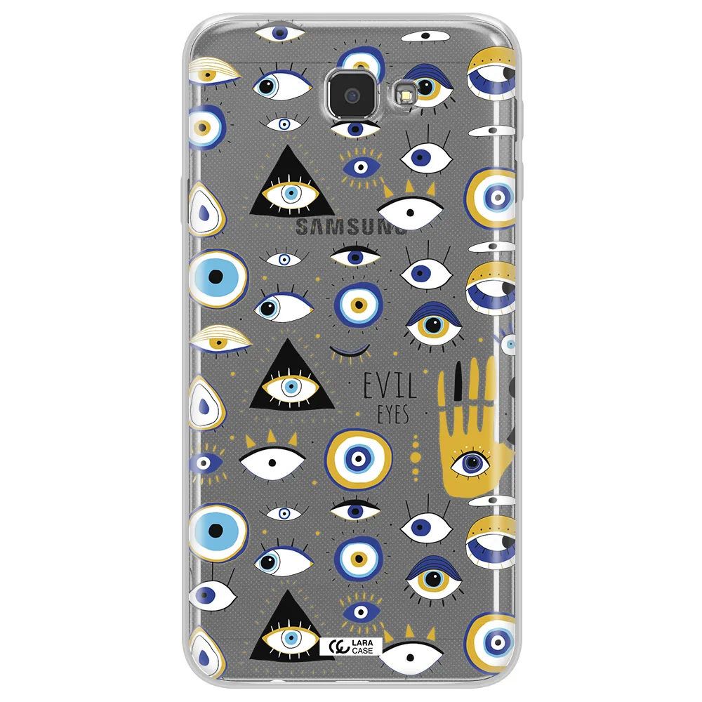 Evil Eyes Samsung J7 Prim Clear TPU Case