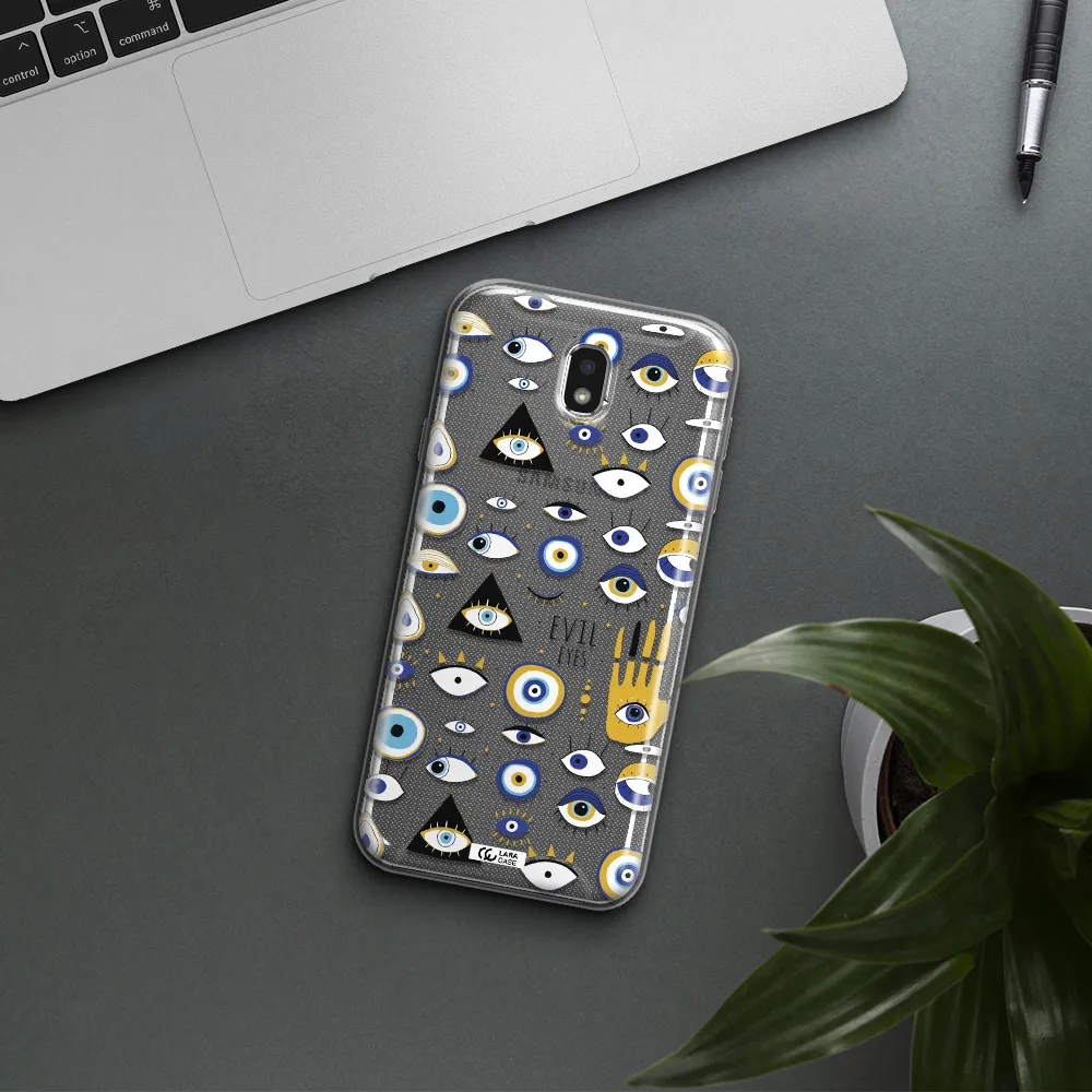 Evil Eyes Samsung J7 Pro Clear TPU Case