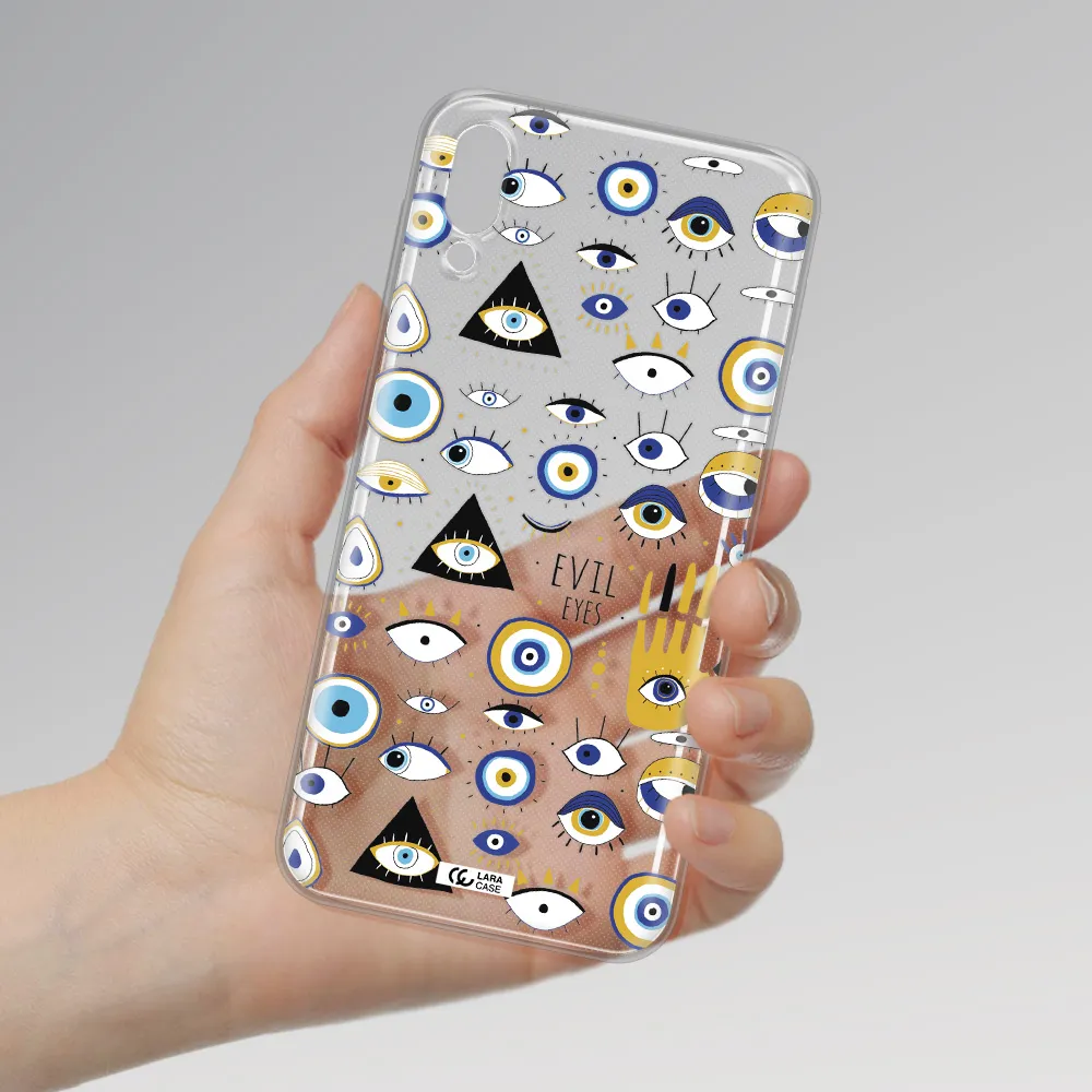 Evil Eyes Samsung M10 Clear TPU Case