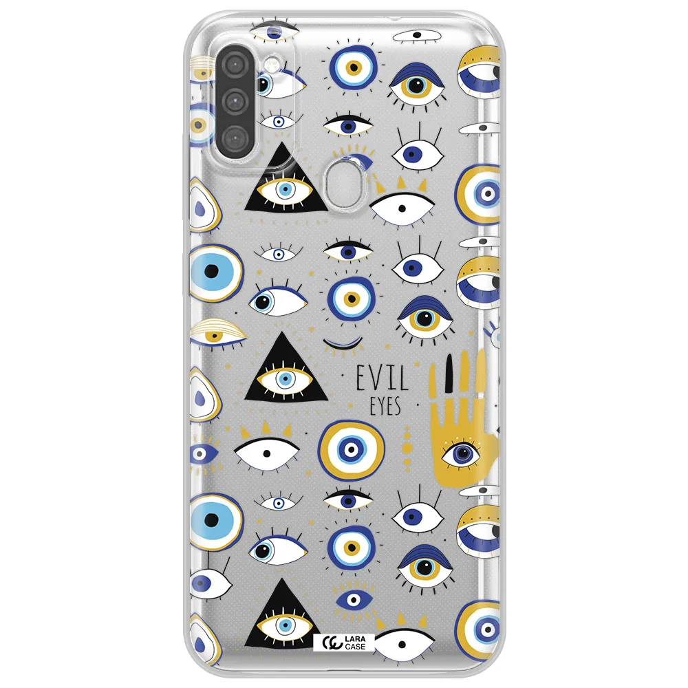 Evil Eyes Samsung M11 Clear TPU Case