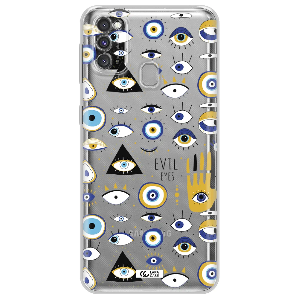 Evil Eyes Samsung M30S Clear TPU Case