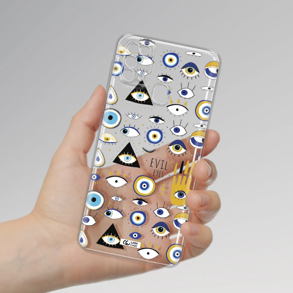 Evil Eyes Samsung M31 Clear TPU Case