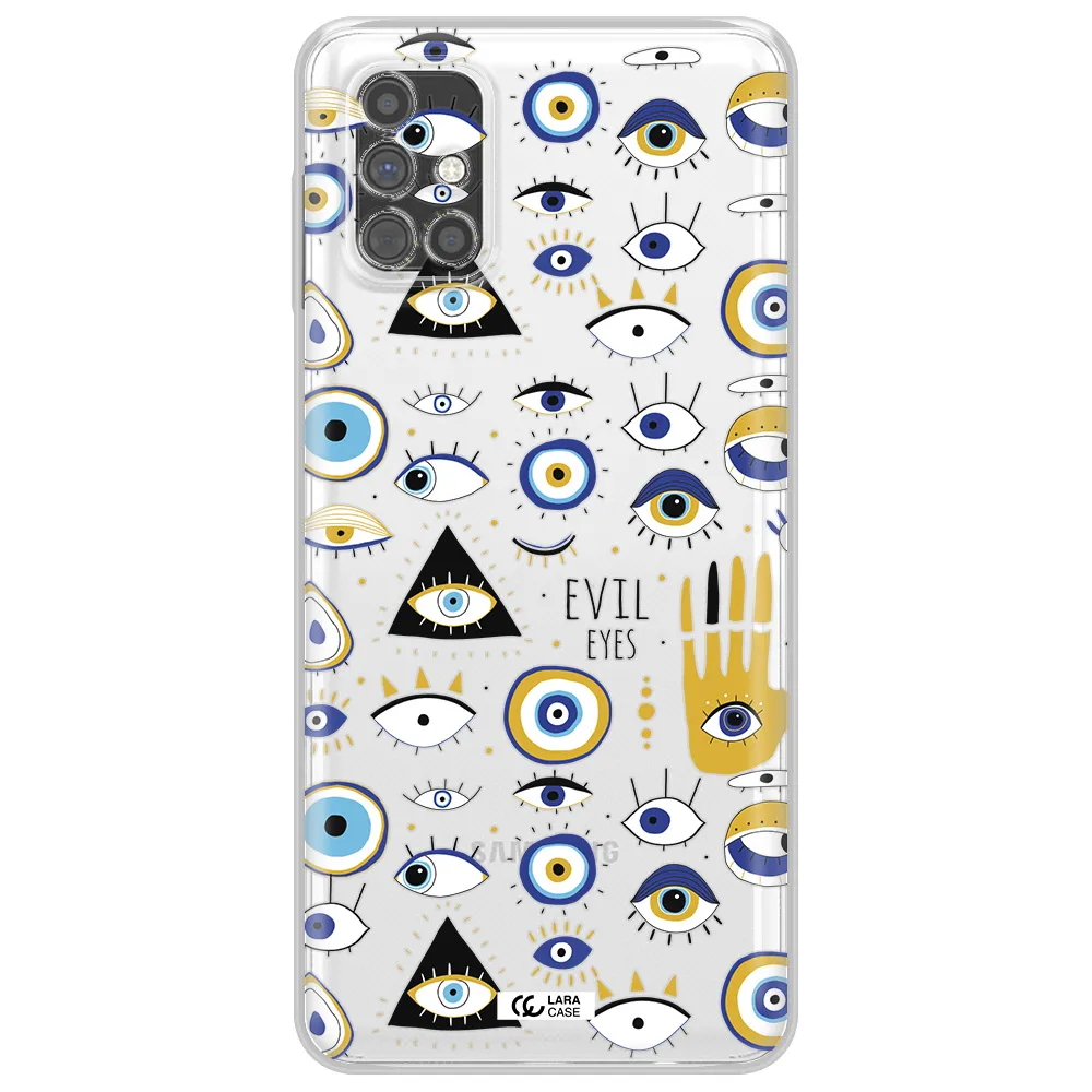 Evil Eyes Samsung M51 Clear TPU Case