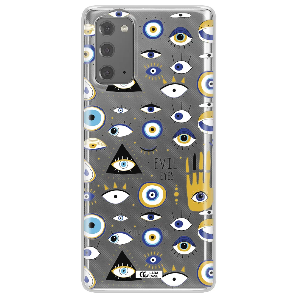 Evil Eyes Samsung Note 20 Clear TPU Case