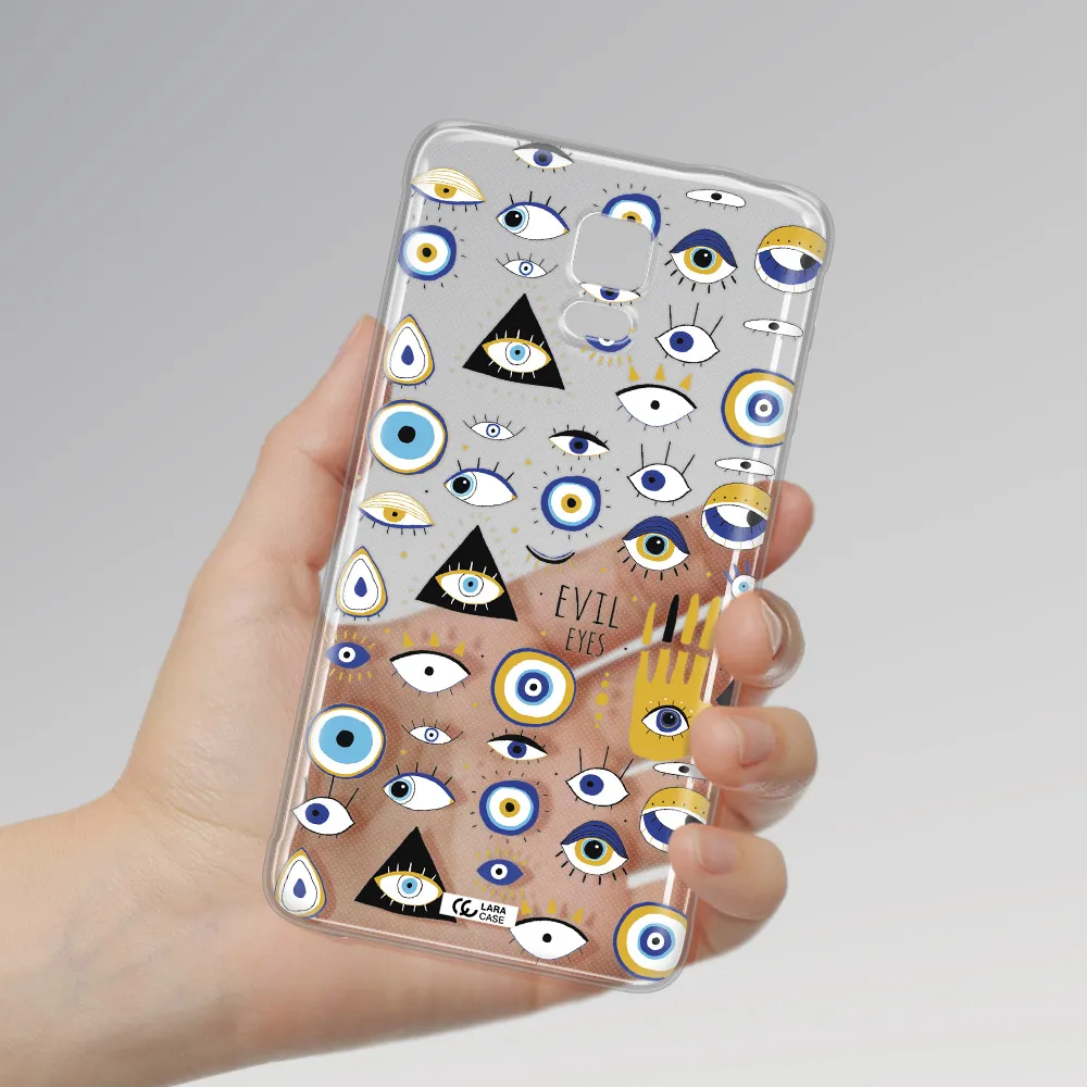 Evil Eyes Samsung Note 4 Clear TPU Case