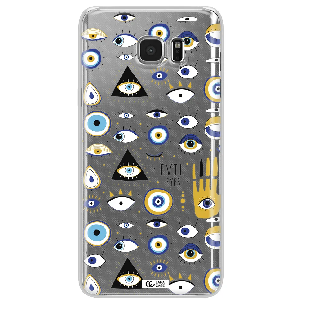 Evil Eyes Samsung Note 5 Clear TPU Case