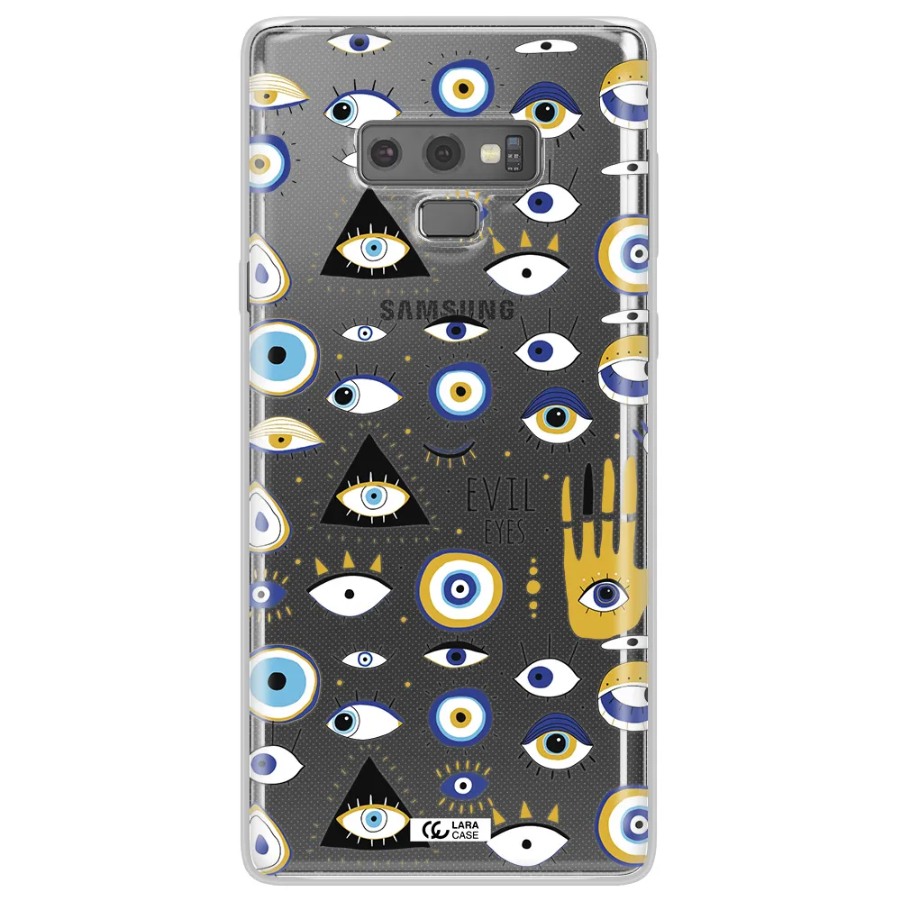 Evil Eyes Samsung Note 9 Clear TPU Case