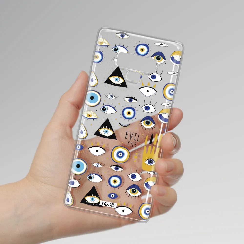 Evil Eyes Samsung Note 9 Clear TPU Case