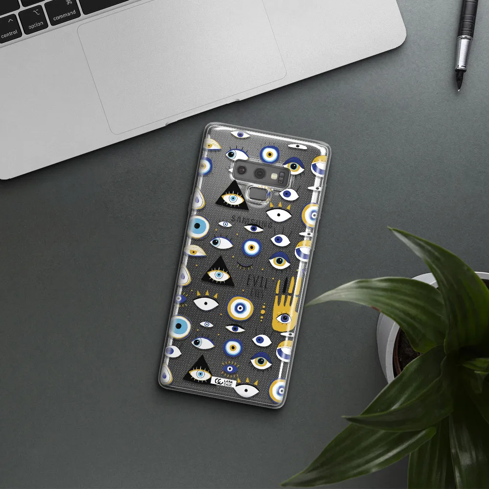 Evil Eyes Samsung Note 9 Clear TPU Case