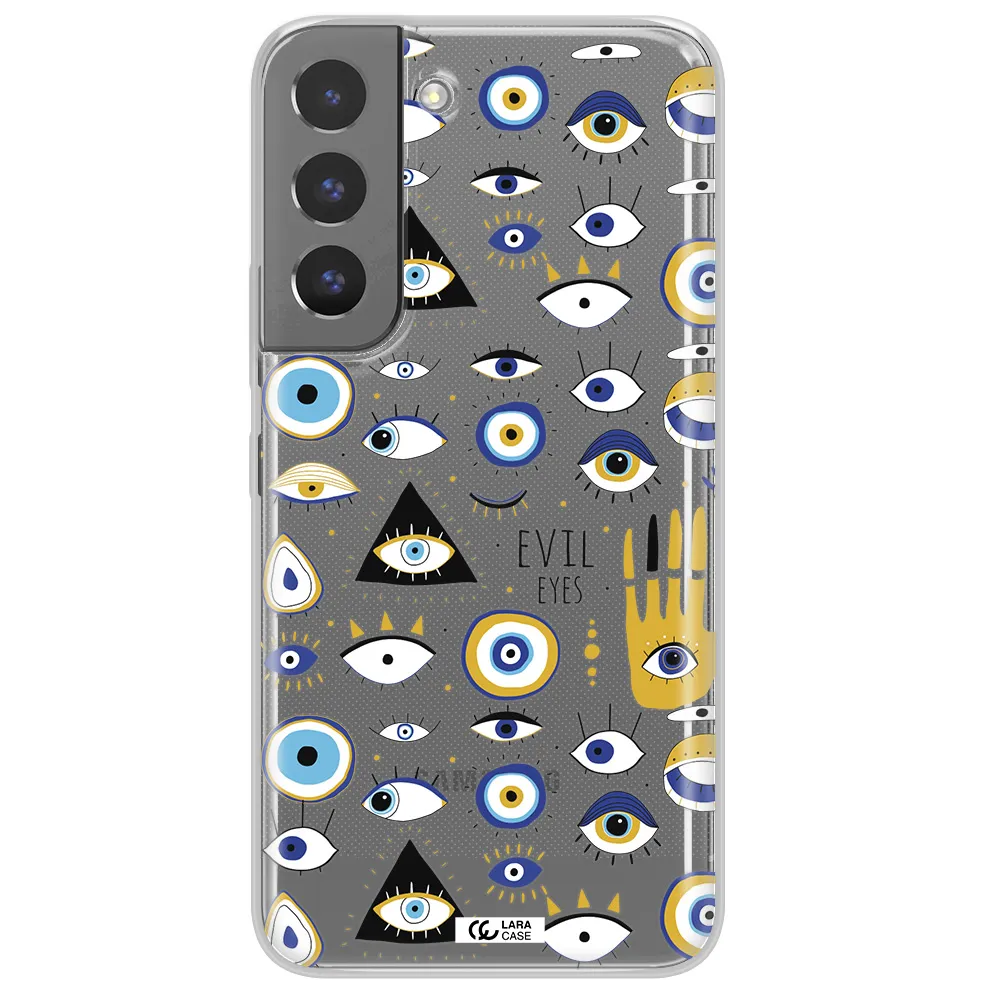 Evil Eyes Samsung S 22 Clear TPU Case