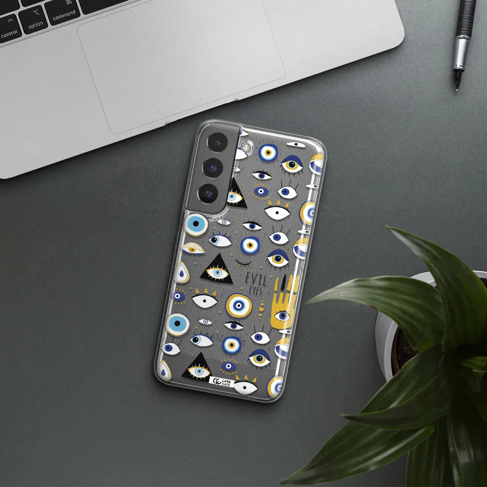 Evil Eyes Samsung S 22 Clear TPU Case
