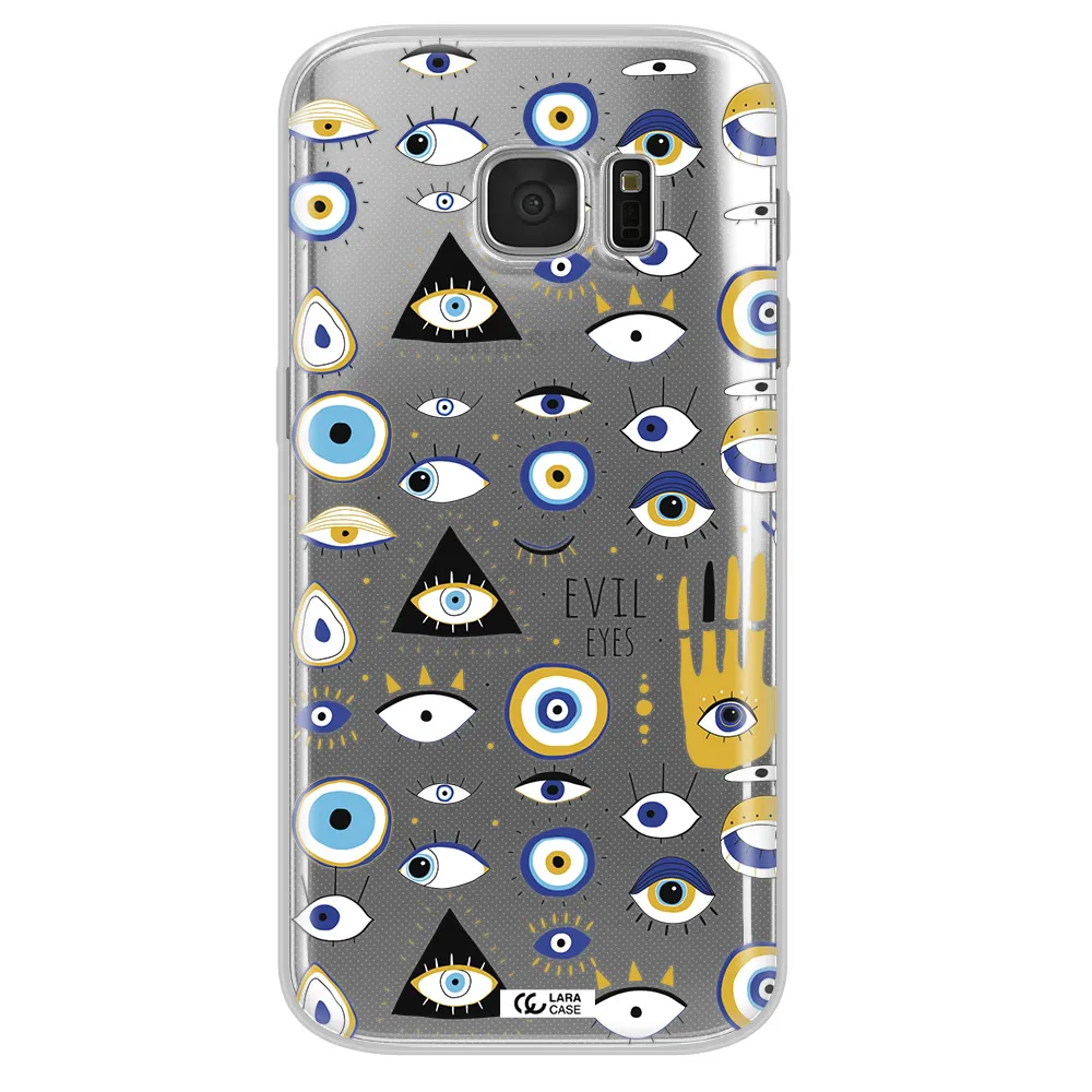 Evil Eyes Samsung S 7 Clear TPU Case