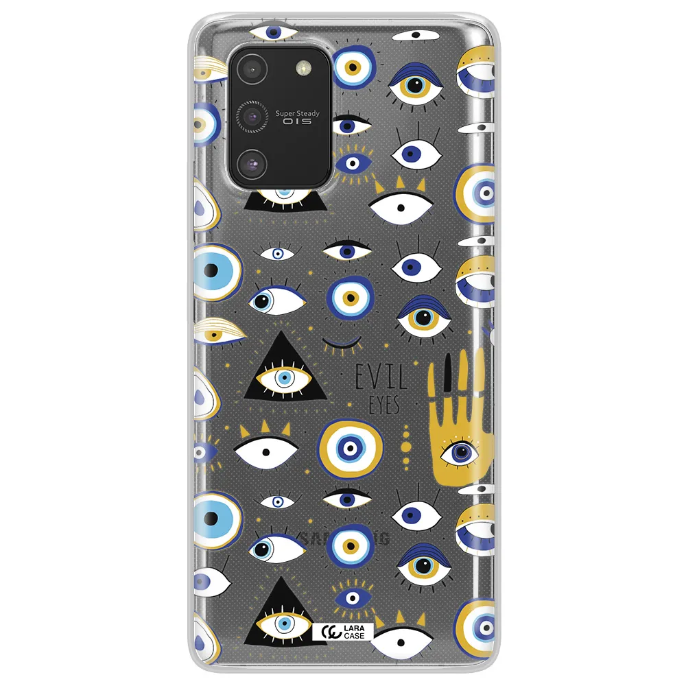 Evil Eyes Samsung S10 Lite Clear TPU Case