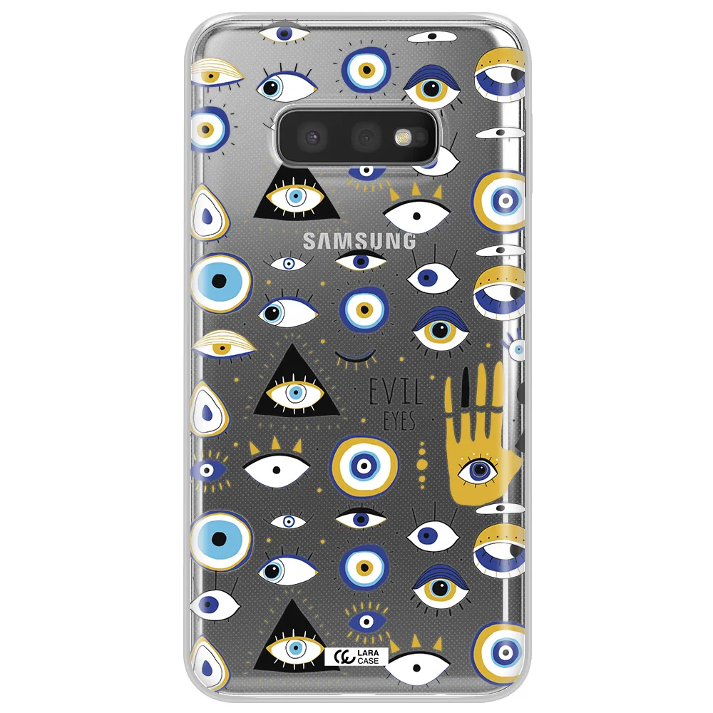 Evil Eyes Samsung S10e Clear TPU Case