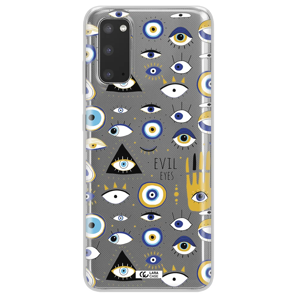 Evil Eyes Samsung S20 Clear TPU Case