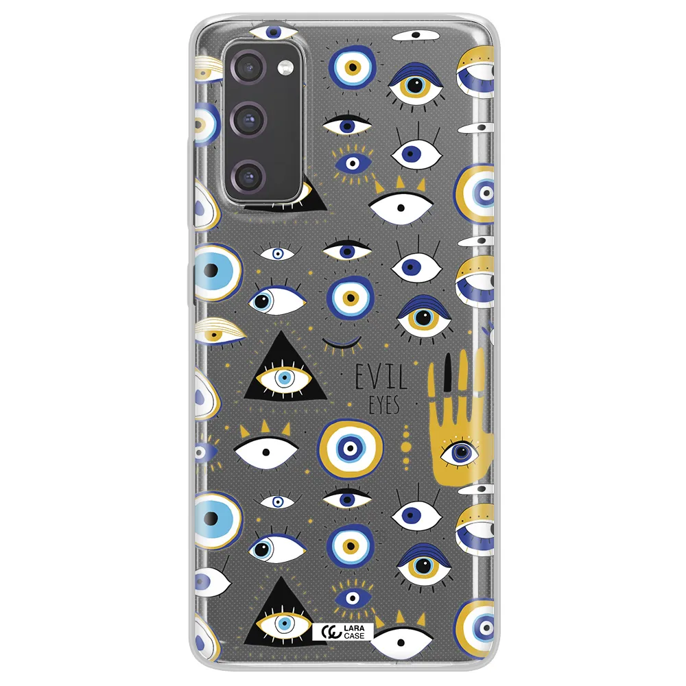 Evil Eyes Samsung S20 Fe Clear TPU Case