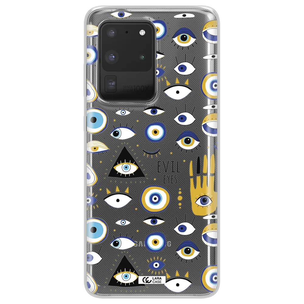 Evil Eyes Samsung S20 Ultra Clear TPU Case