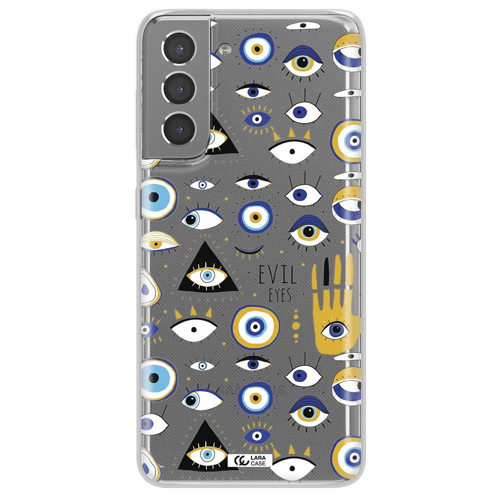 Evil Eyes Samsung S21 Clear TPU Case