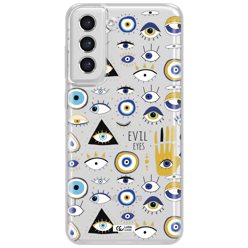 Evil Eyes Samsung S21 Fe Clear Tpu Case