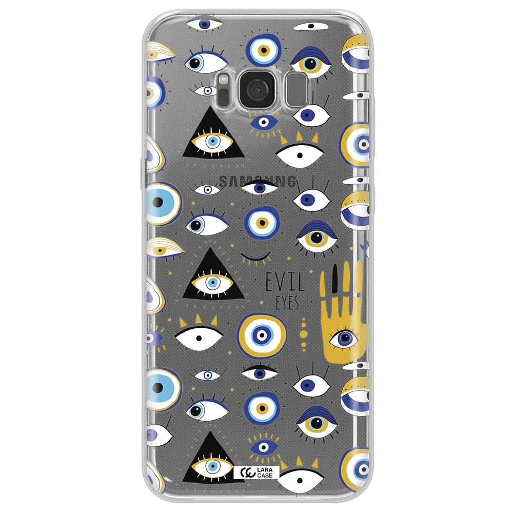 Evil Eyes Samsung S8 Clear TPU Case