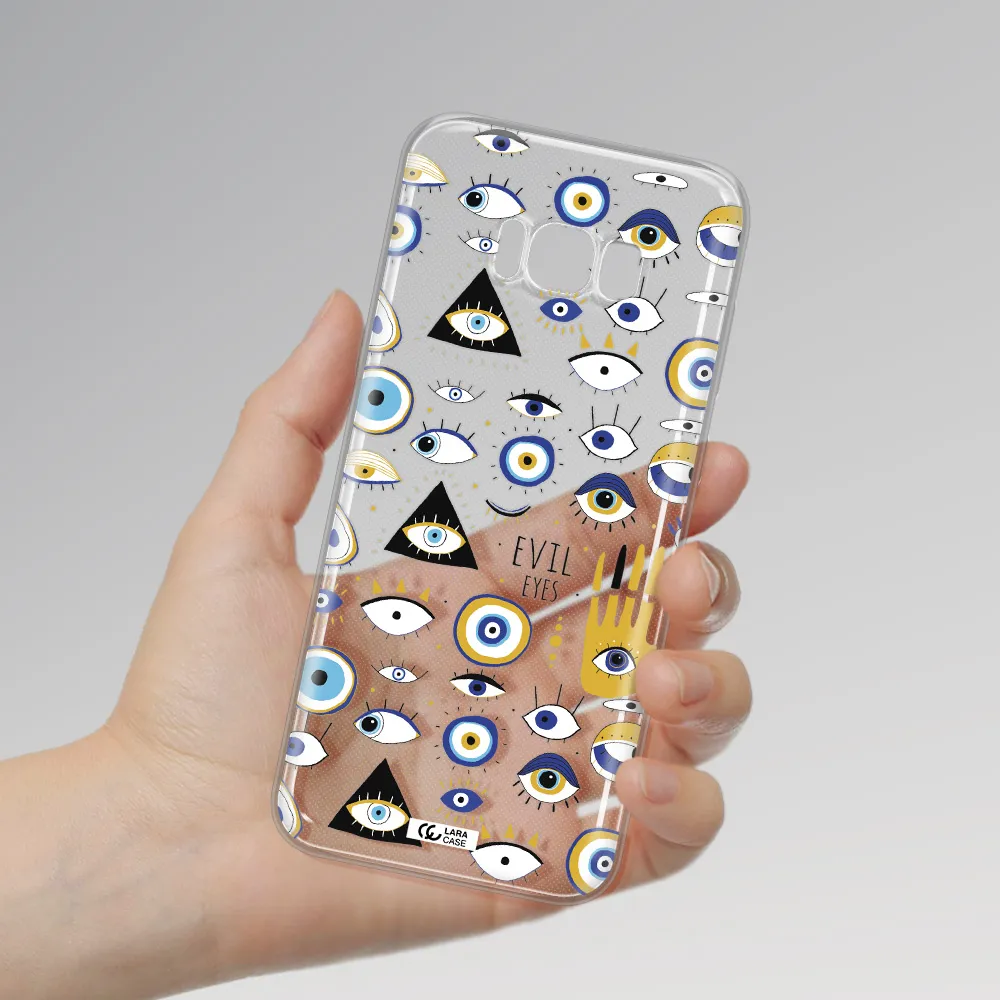 Evil Eyes Samsung S8 Clear TPU Case
