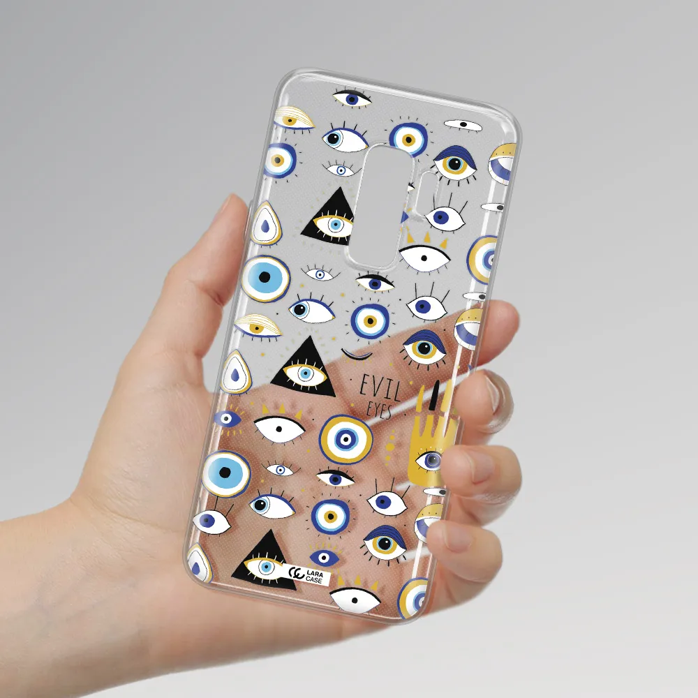 Evil Eyes Samsung S9 Plus Clear TPU Case