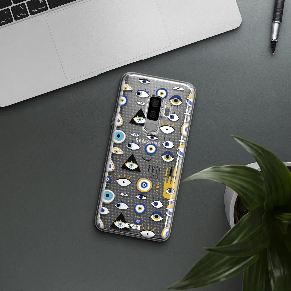 Evil Eyes Samsung S9 Plus Clear TPU Case
