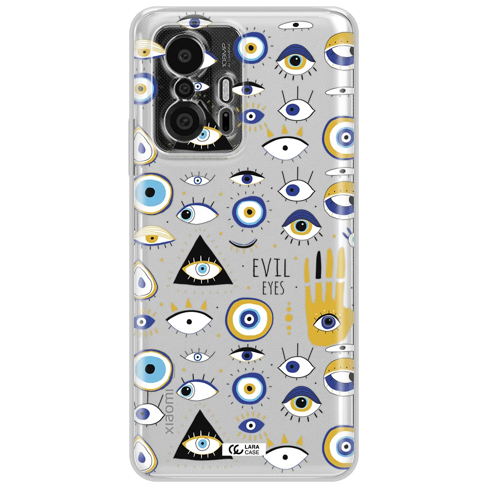 Evil Eyes Xiaomi 11T Pro Clear Tpu Case