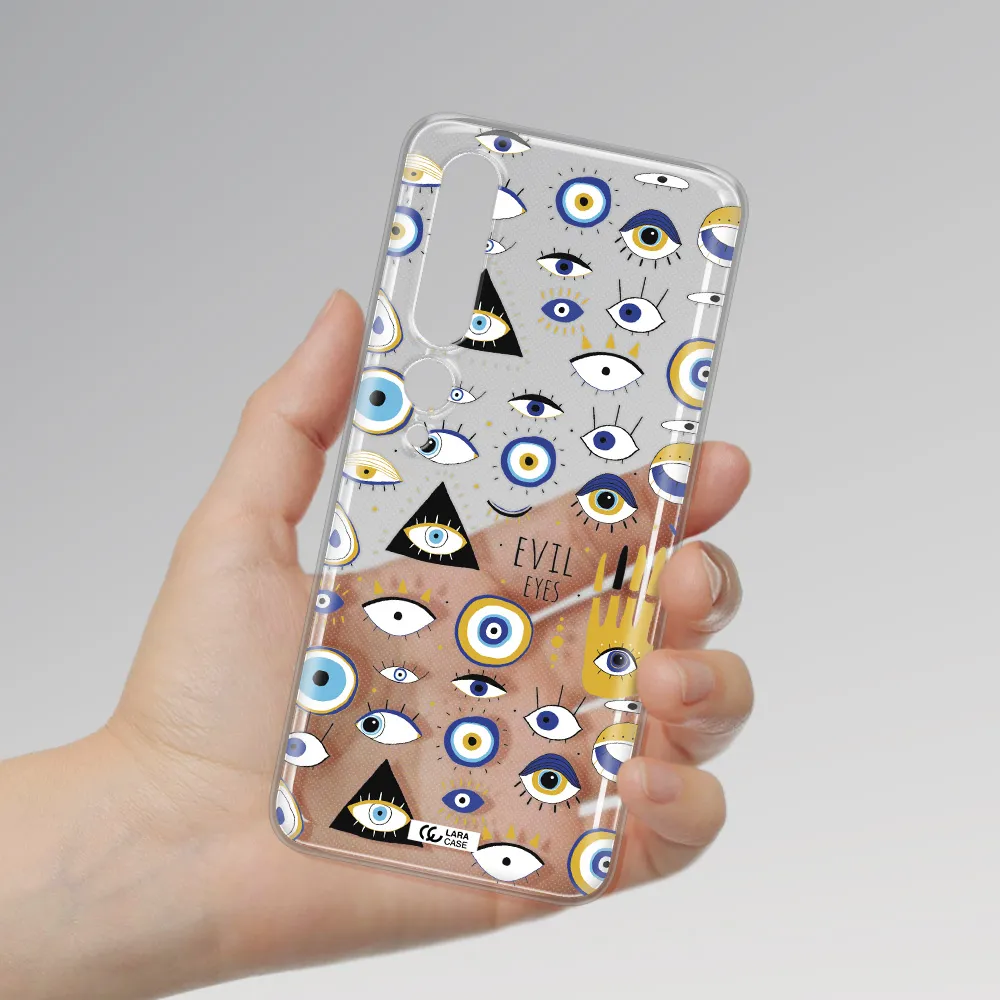 Evil Eyes Xiaomi Mi 10 Pro Clear TPU Case