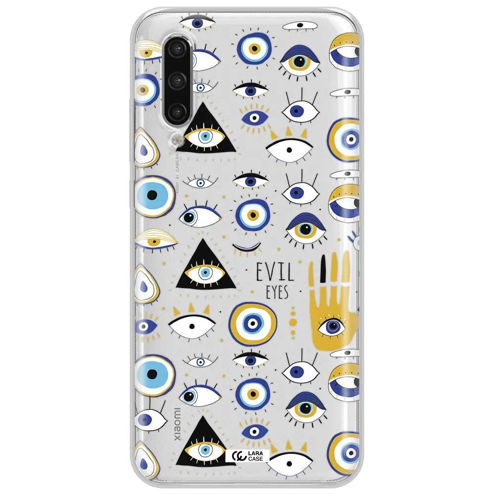 Evil Eyes Xiaomi Mi 9 Lite Clear Tpu Case