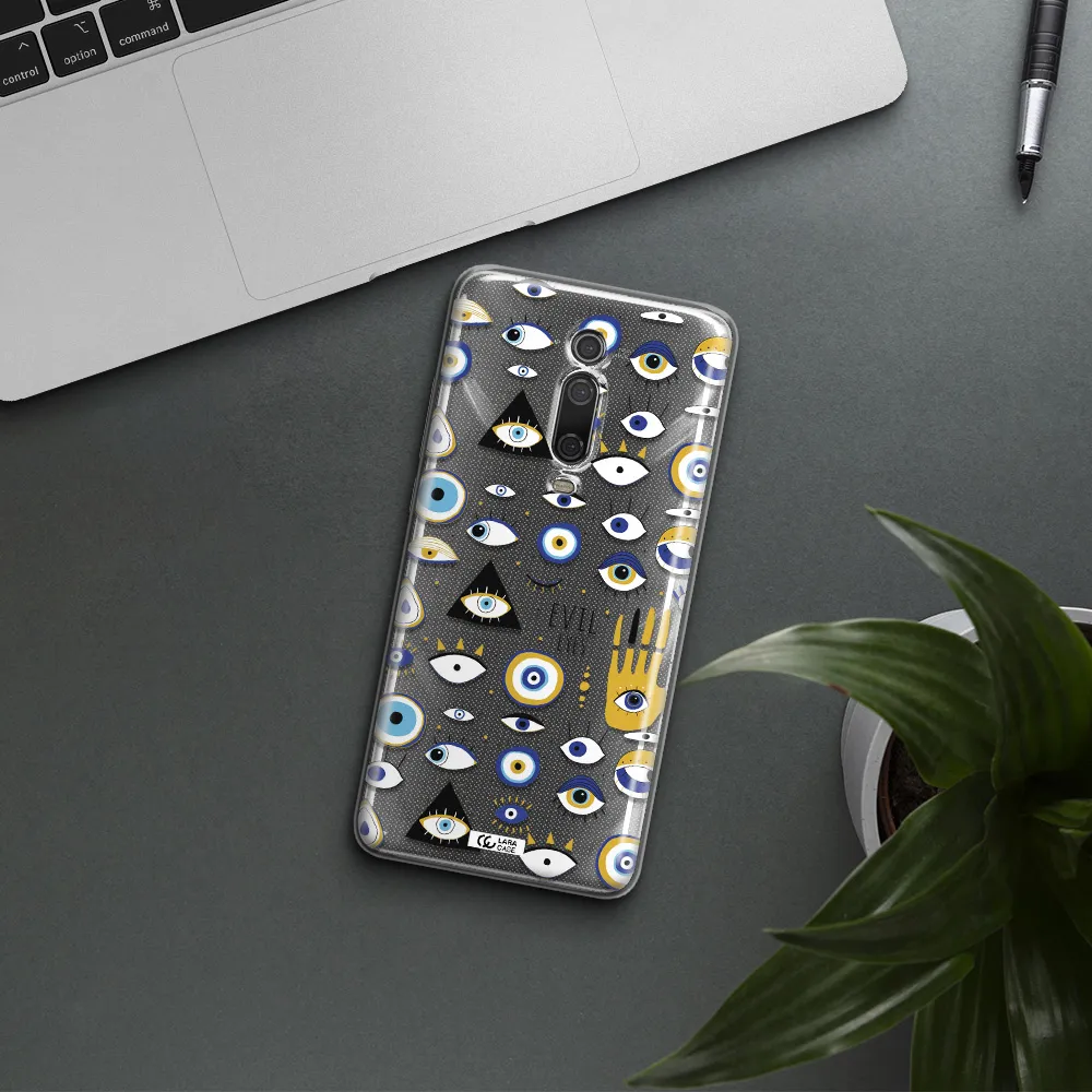 Evil Eyes Xiaomi Mi 9T Clear TPU Case
