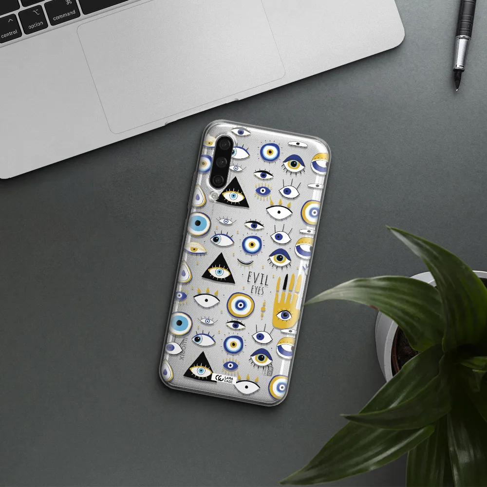 Evil Eyes Xiaomi Mi A3 Clear Tpu Case
