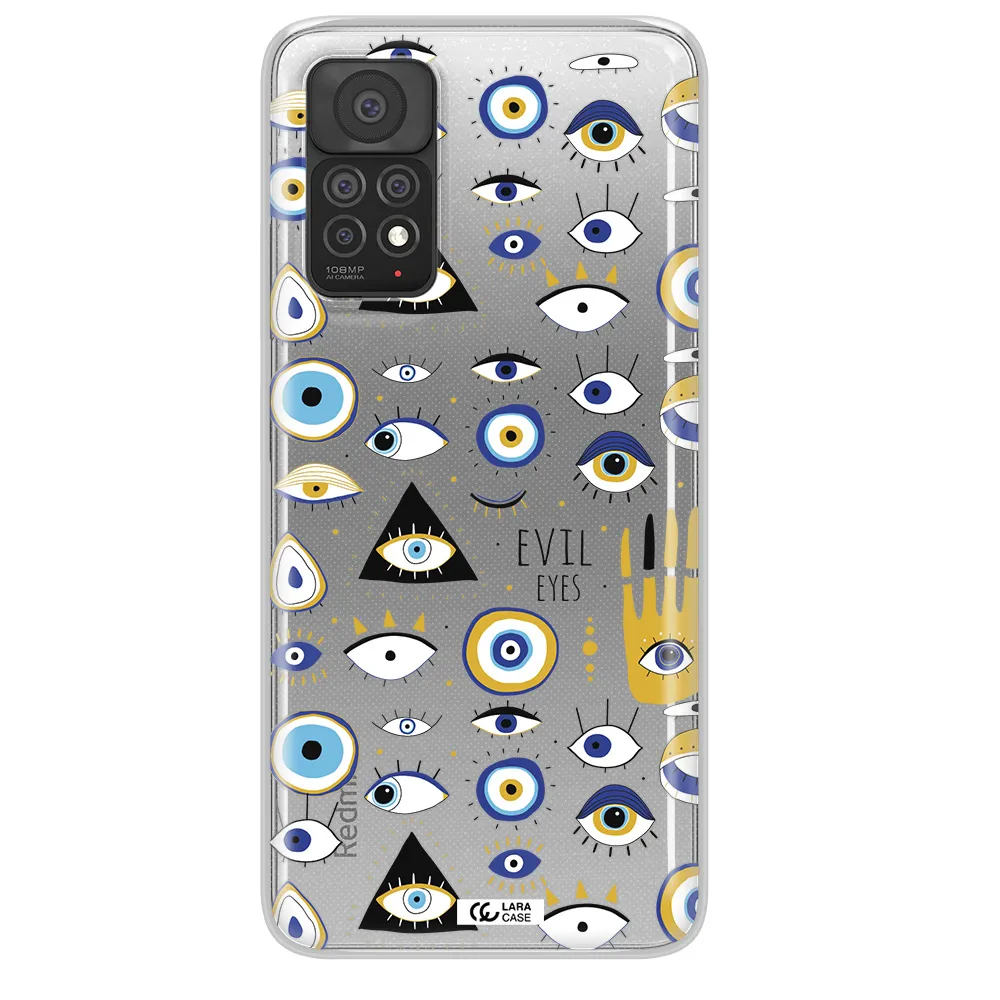 Evil Eyes Xiaomi Note 11 Pro Clear TPU Case