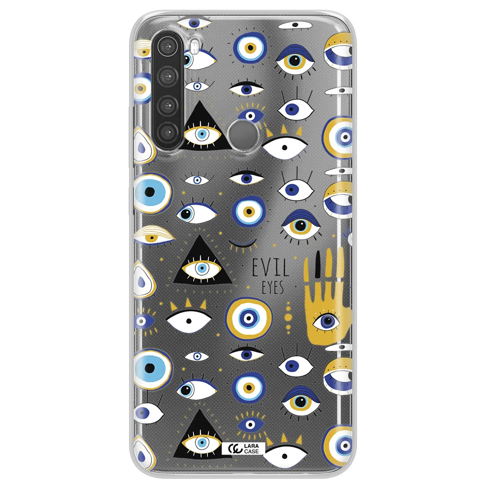 Evil Eyes Xiaomi Note 8 Clear TPU Case