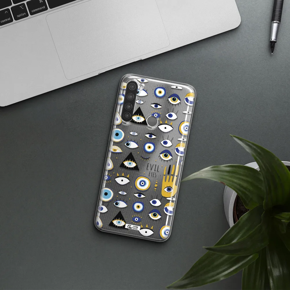 Evil Eyes Xiaomi Note 8 Clear TPU Case