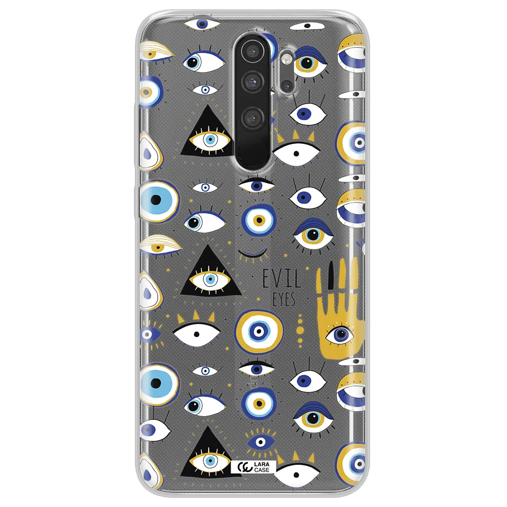 Evil Eyes Xiaomi Note 8 Pro Clear TPU Case