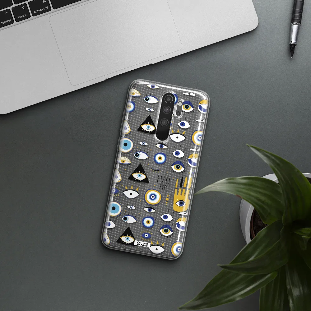 Evil Eyes Xiaomi Note 8 Pro Clear TPU Case
