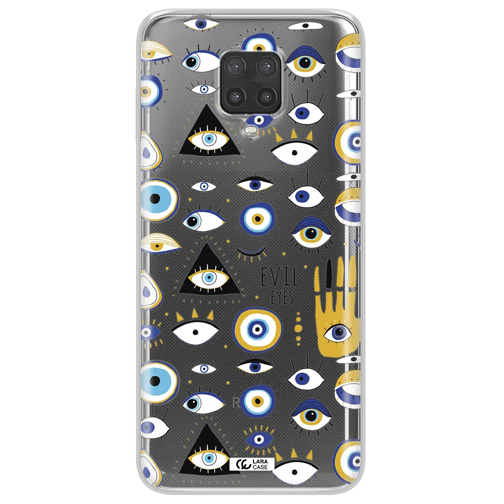 Evil Eyes Xiaomi Note 9 Pro Clear TPU Case