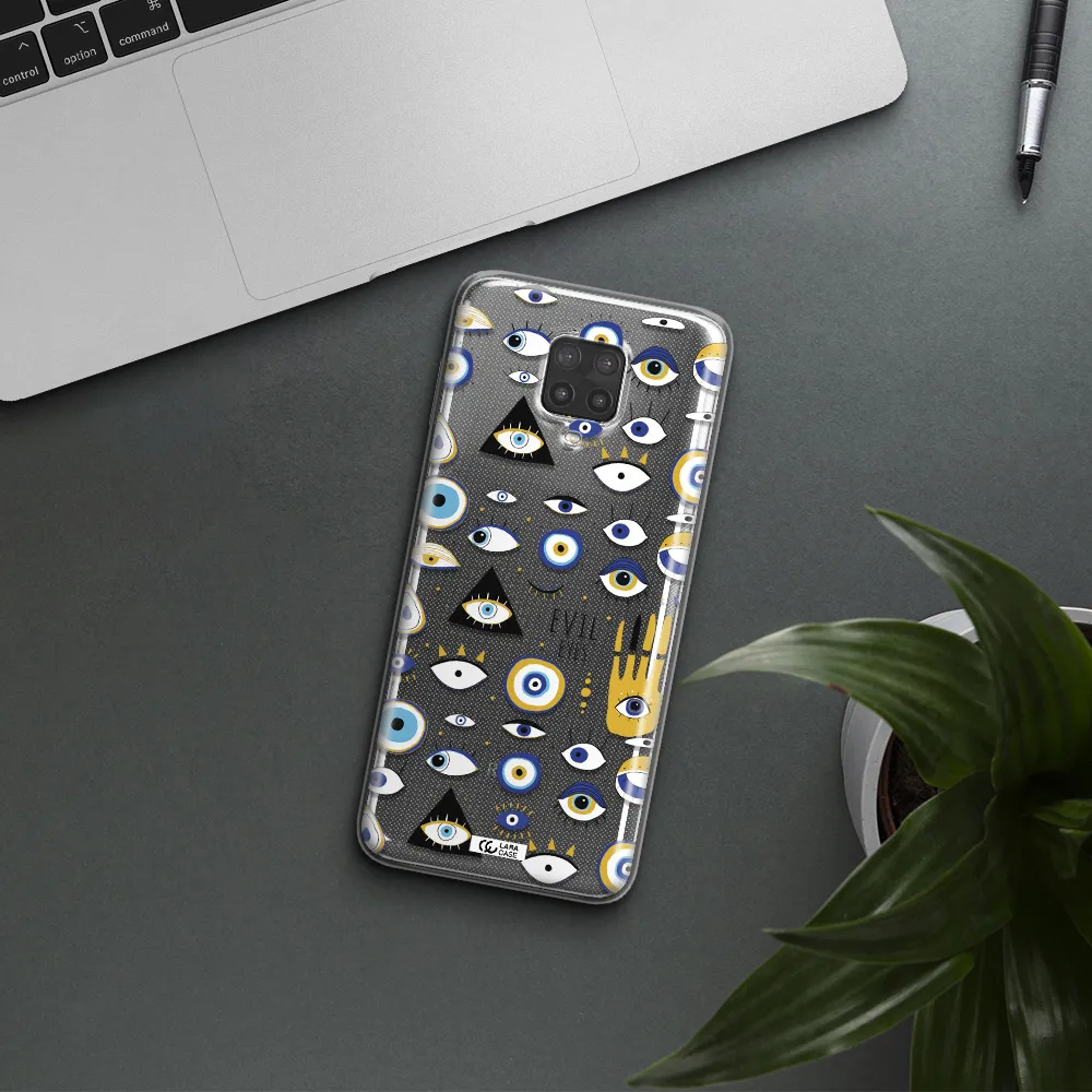 Evil Eyes Xiaomi Note 9 Pro Clear TPU Case