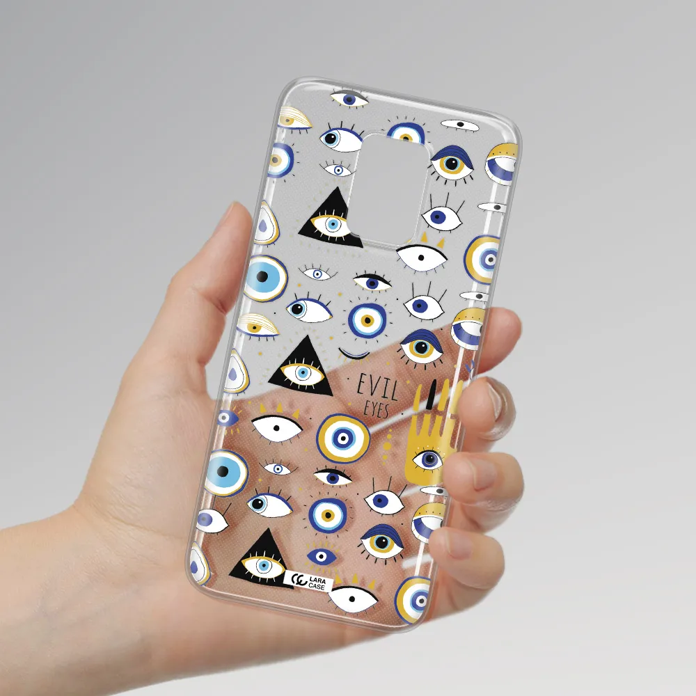 Evil Eyes Xiaomi Note 9S Clear TPU Case