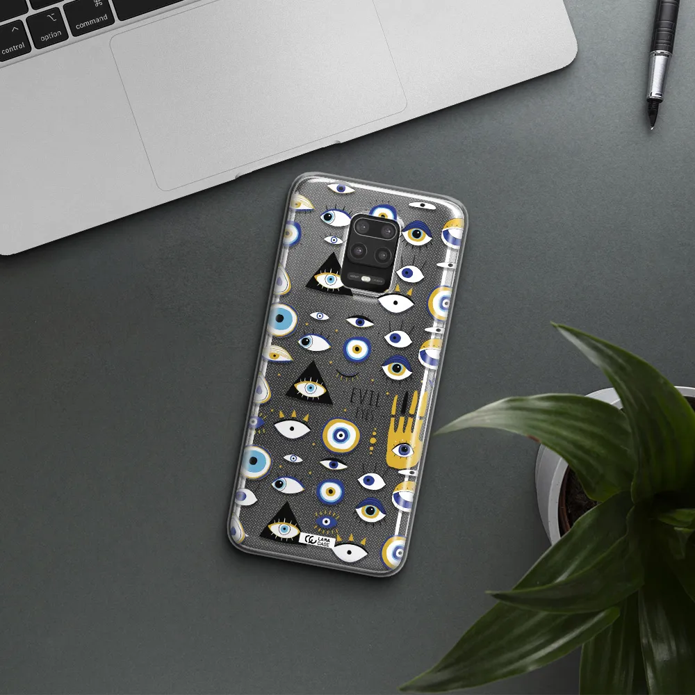 Evil Eyes Xiaomi Note 9S Clear TPU Case