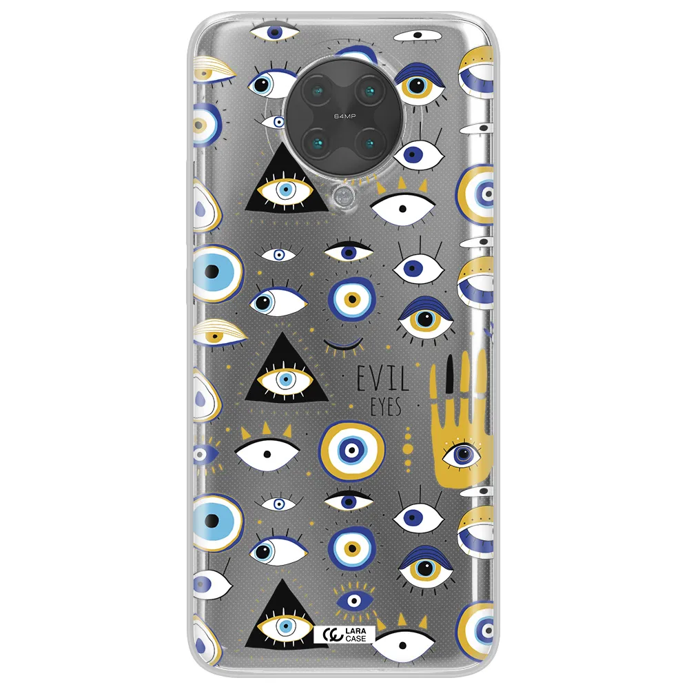 Evil Eyes Xiaomi Poco F2 Pro Clear TPU Case