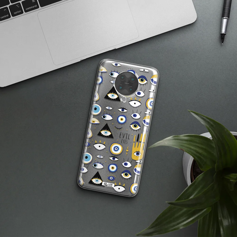 Evil Eyes Xiaomi Poco F2 Pro Clear TPU Case