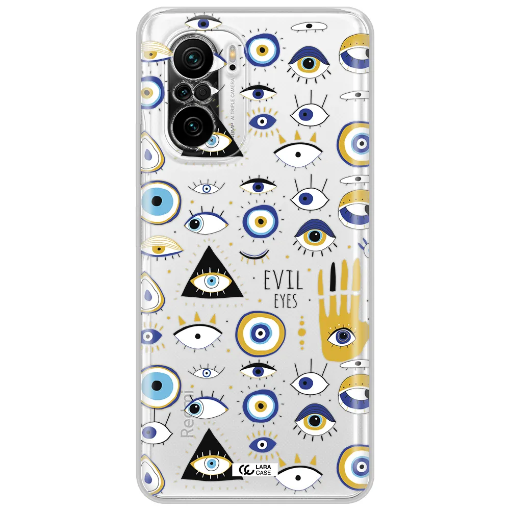 Evil Eyes Xiaomi Poco F3 Clear Tpu Case