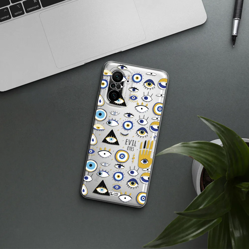 Evil Eyes Xiaomi Poco F3 Clear Tpu Case