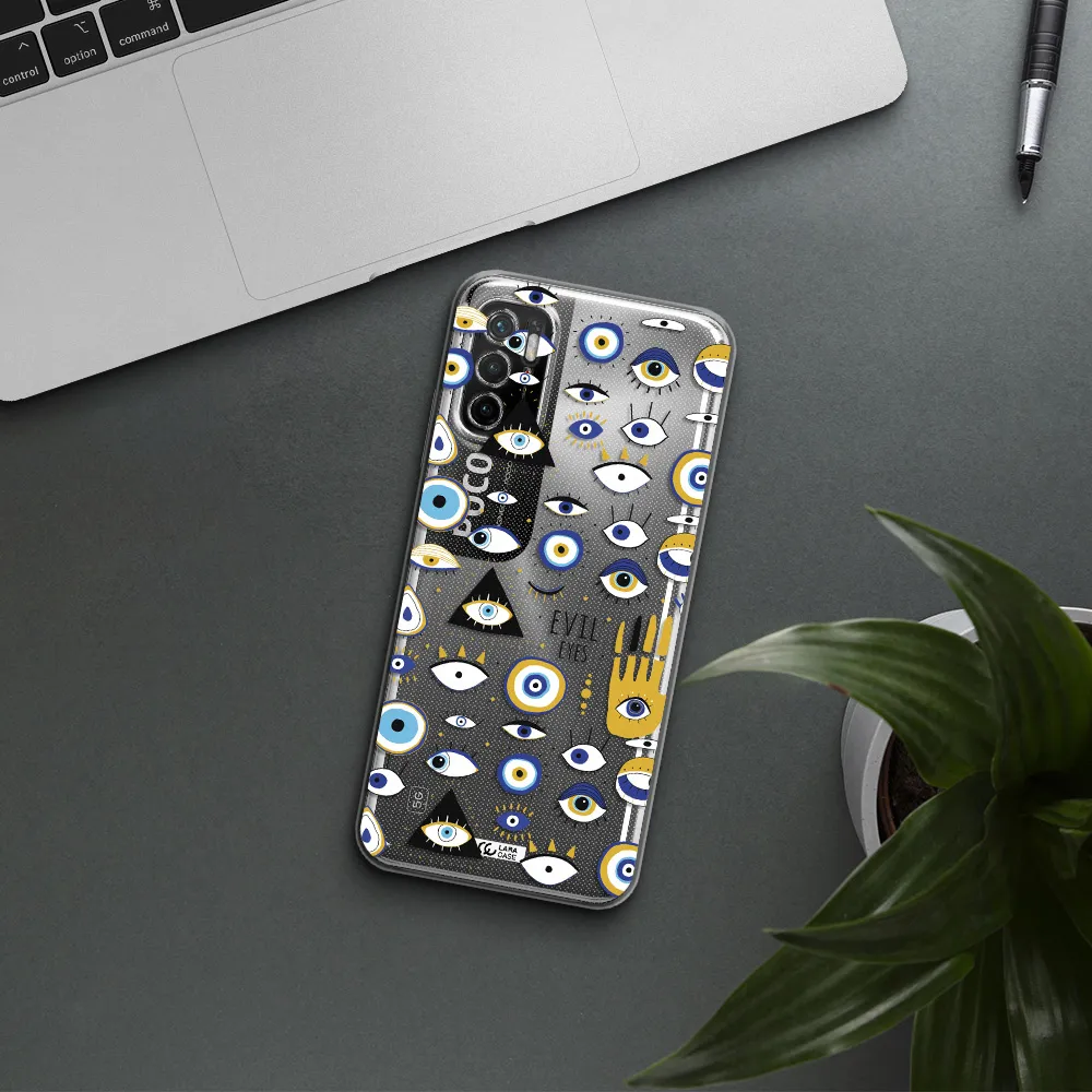 Evil Eyes Xiaomi Poco M3 Pro Clear Tpu Case