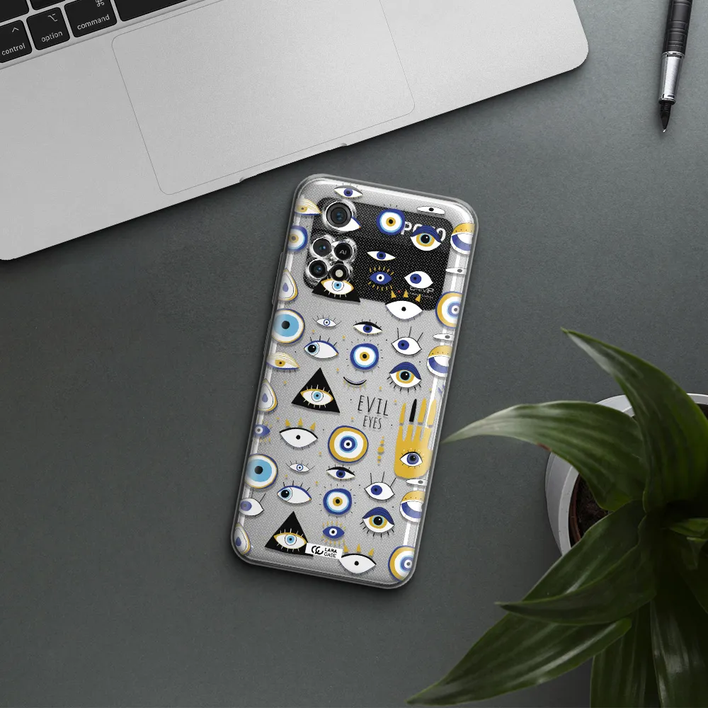 Evil Eyes Xiaomi Poco M4 Pro 4G Clear Tpu Case