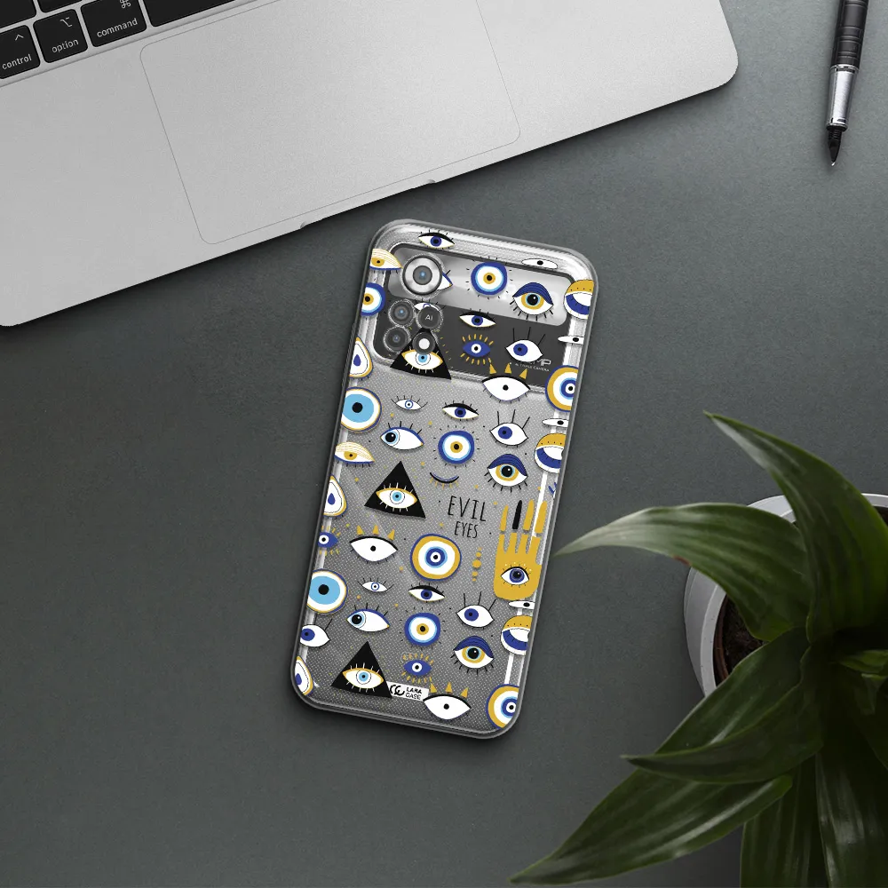 Evil Eyes Xiaomi Poco X4 Pro Clear TPU Case