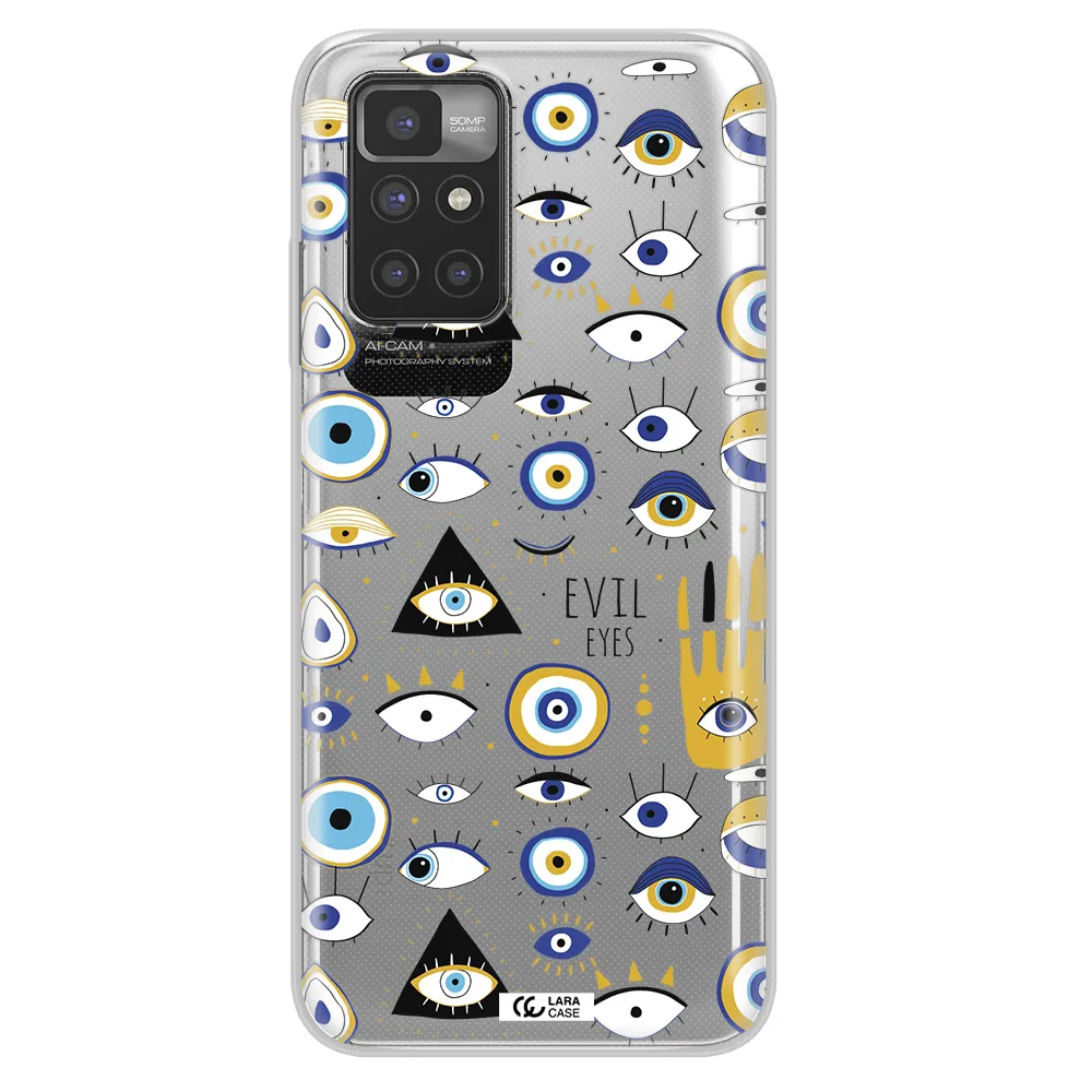 Evil Eyes Xiaomi Redmi 10 Clear TPU Case